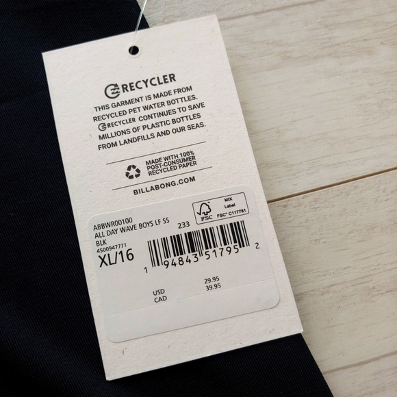 BILLABONG NEW All Day Wave Loose Fit Rashguard Shirt - Picture 9 of 9